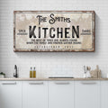 Family Kitchen Sign