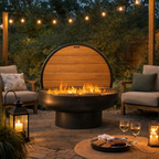 32 Inch round Fire Pit Table with Fire Pit Grill, Extra Thick, Heavy Duty Fire Bowl