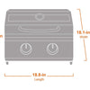 G22 | Stainless Tabletop Propane Gas Grill