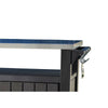 Outdoor Grill Party Bar Serving Cart with Storage - Dark Brown