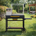 5 X 3 FT Heavy-Duty Argentine Santa Maria All-In-One BBQ Grill With Brasero