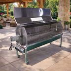 Extra-Large Stainless Steel Propane And Charcoal BBQ Rotisserie (SAK14873)