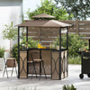Bar Gazebo with Awning 3-Piece Outdoor Bar Canopy