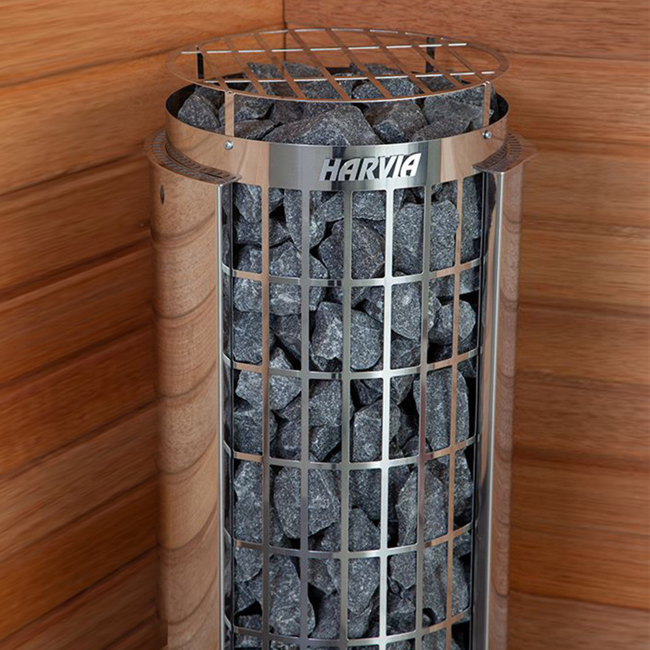 Cilindro UL Certified Electric Sauna Heater With Xenio CX45 Digital Control Panel & Sauna Stones [PC60/80/90/110E]