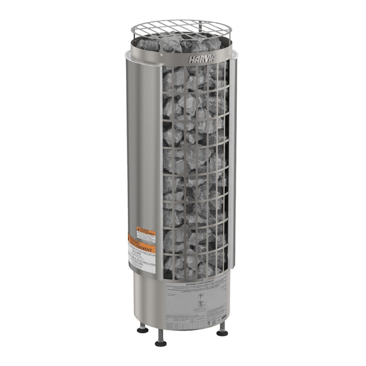 Cilindro UL Certified Electric Sauna Heater With Xenio CX45 Digital Control Panel & Sauna Stones [PC60/80/90/110E]