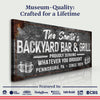 Backyard Bar & Grill Sign XXIII