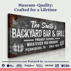 Backyard Bar & Grill Sign XXIII