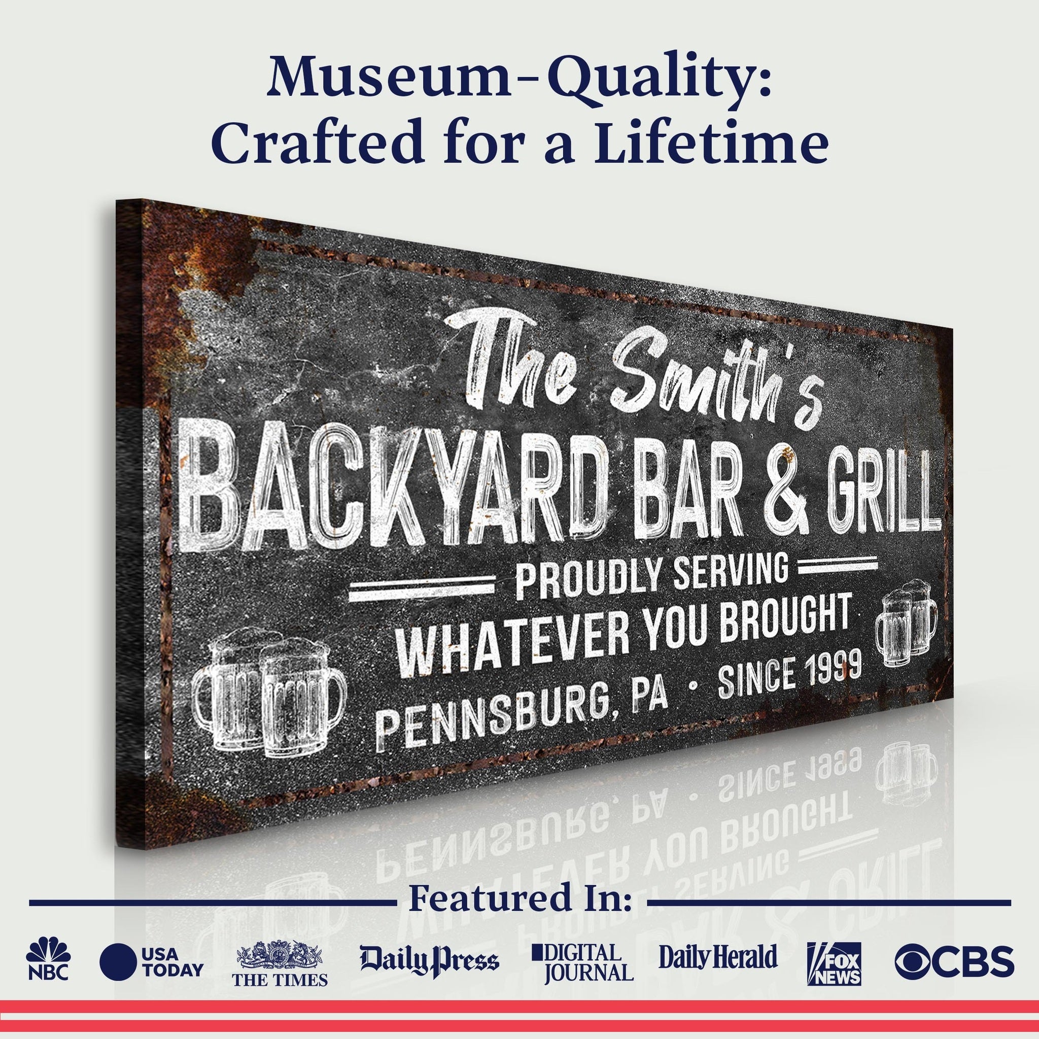 Backyard Bar & Grill Sign XXIII