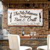 Backyard Bar & Grill Sign IV