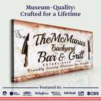 Backyard Bar & Grill Sign IV