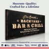 Backyard Bar & Grill Sign XVIII