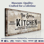 Family Kitchen Sign