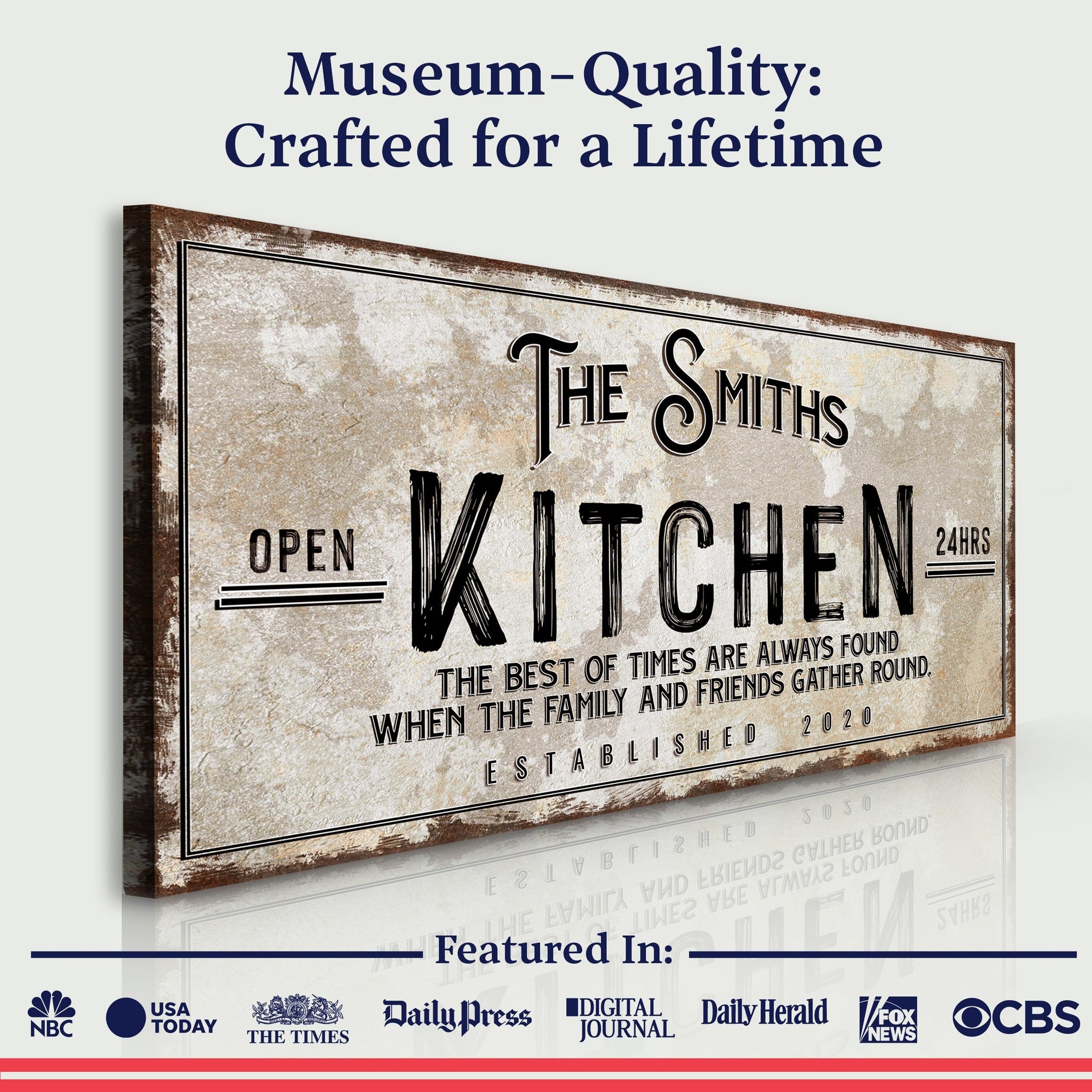 Family Kitchen Sign