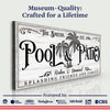 Personalized Pool & Patio Sign VI