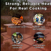 Stainless Steel Freestanding Gas Grills With Deluxe Cart