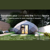 Zomes Pod - 120 sq ft Eco-Friendly Outdoor Office Pod