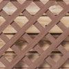 Brown Wooden Raised Garden Bed Planter Box with Lattice Trellis