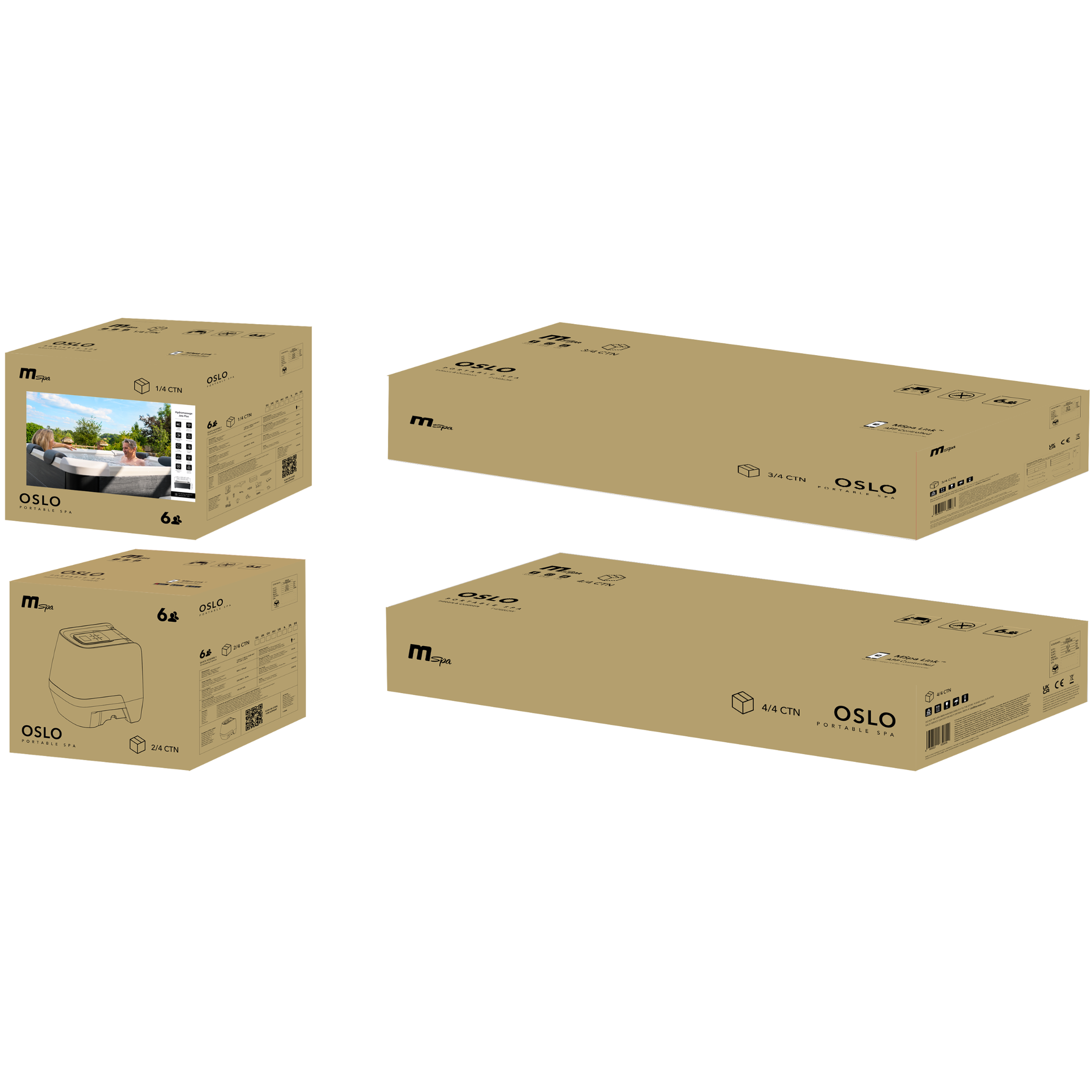 | OSLO | Frame Series | Rigid Hot Tub & Spa | Light up the night | Up to 6 Person