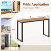 Outdoor Rectangle Console Table with Long-Lasting WPC Tabletop
