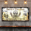 Personalized Tiki Bar Sign: Custom Bar Signs for Home Bar – Ideal For Your Backyard Bar Or Man Cave Decor