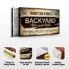 Backyard Bar And Grill Sign VIII
