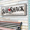 Personalized She Shed Sign XVI