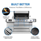 Elite Gas Grill with Smart Technology & Electric Smoker Box