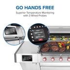 Elite Gas Grill with Smart Technology & Electric Smoker Box