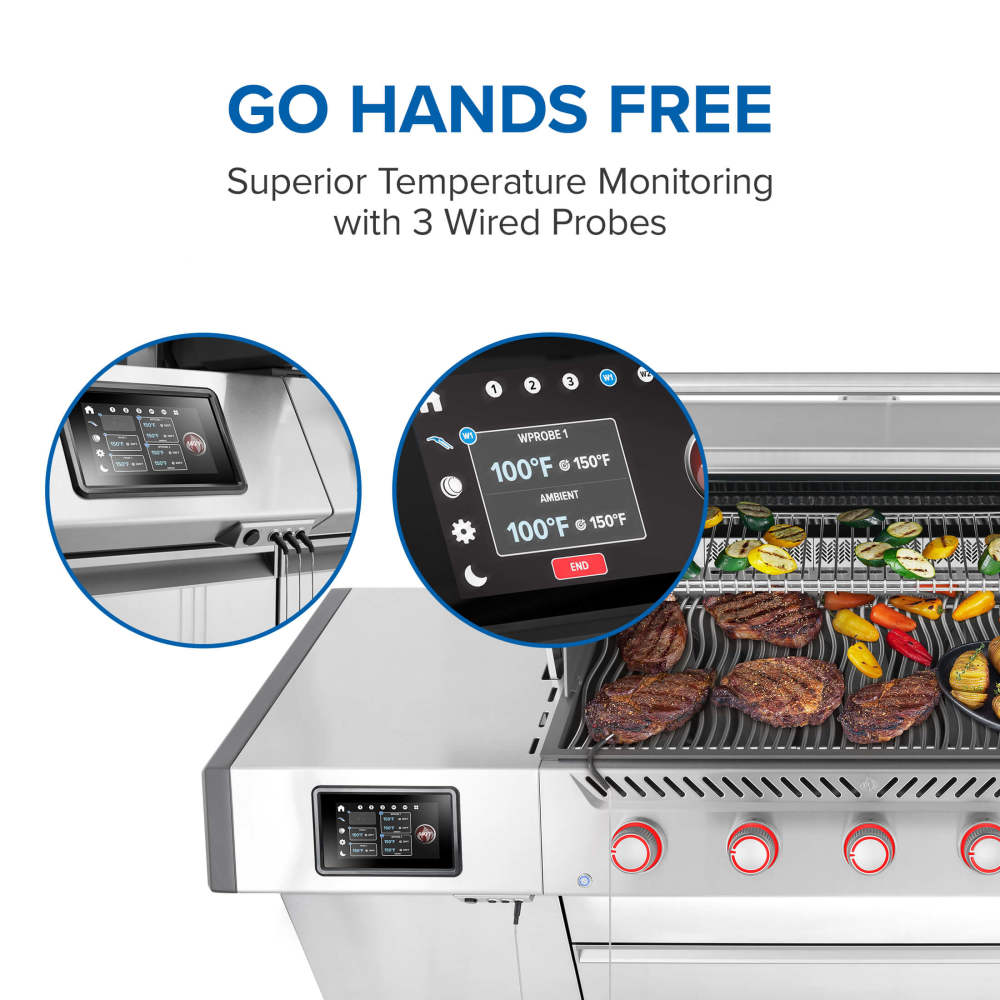 Elite Gas Grill with Smart Technology & Electric Smoker Box