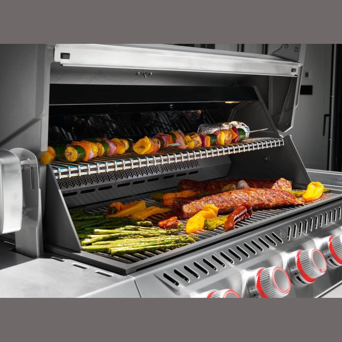 Elite Gas Grill with Smart Technology & Electric Smoker Box