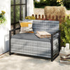 Patio Storage Bench - PE Rattan