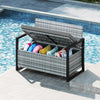 Patio Storage Bench - PE Rattan