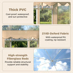 Pop Up Bubble Tent 10x10 FT for 8-10 People Weatherproof Pod