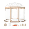 Pop Up Bubble Tent 10 x 10 FT for 8-10 People Weatherproof Pod with 540° Panoramic Clear PVC