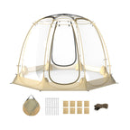 Pop Up Bubble Tent 630° Transparent PVC Igloo 8.5 x 8.5 FT