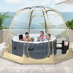 Pop Up Bubble Tent 630° Transparent PVC Igloo 8.5 x 8.5 FT