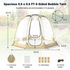 Pop Up Bubble Tent 630° Transparent PVC Igloo 8.5 x 8.5 FT
