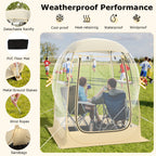 Instant Pop-up Sports Tent with Carrying Bag and Floor Mat in 2 sizes
