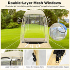 Instant Pop-up Sports Tent with Carrying Bag and Floor Mat in 2 sizes