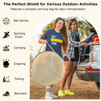 Instant Pop-up Sports Tent with Carrying Bag and Floor Mat in 2 sizes