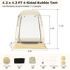 Instant Pop-up Sports Tent with Carrying Bag and Floor Mat in 2 sizes