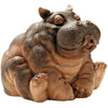 Hippo Pond Spitter Statue Decor Hippo Garden Outdoor Statue Animal Pond Sprinkler Yard Garden Decoration