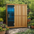 Full Spectrum 4-Person Trinity Series Home Infrared Sauna With Adjustable Sauna Feet [FD-KN003]