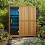 Full Spectrum 4-Person Trinity Series Home Infrared Sauna With Adjustable Sauna Feet [FD-KN003]