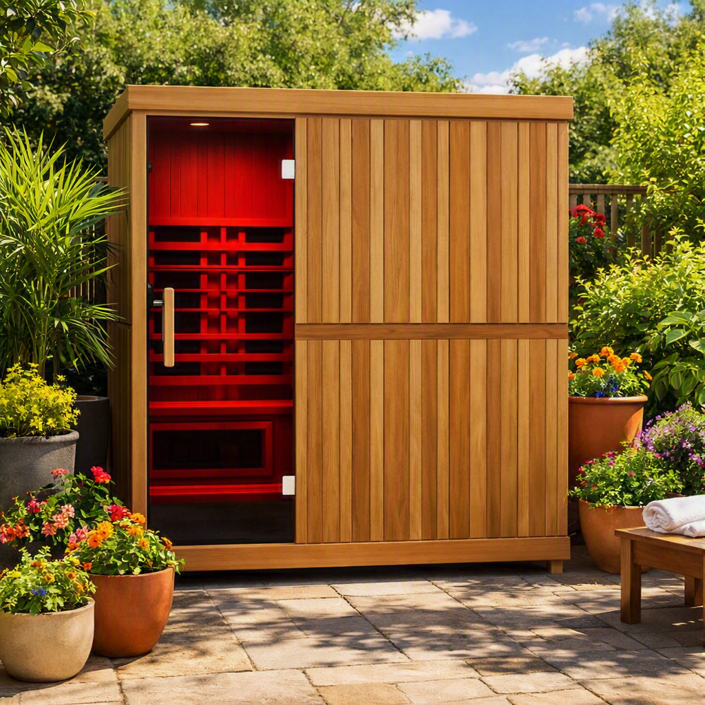 Trinity XL 4-Person Home Infrared & Steam Sauna Combo [FD-KN005]