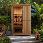 Full-Spectrum 2-Person Home Infrared Sauna With Built-In LCD Touchscreen Controller [FD-KN002]