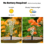 Solar Fountain Pump for Outdoor Pools, Ponds & Garden