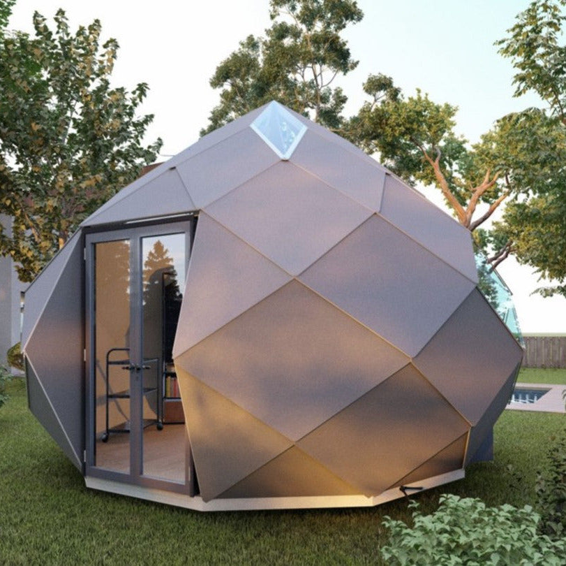 Zomes Pod - 120 sq ft Eco-Friendly Outdoor Office Pod