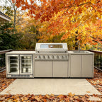 Full Kitchens Offer Complete Outdoor Kitchens, Durable Cabinets Set with Kitchen Islands & Carts, Ensemble Casserole De Cuisine