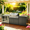 Full Kitchens Offer Complete Outdoor Kitchens, Durable Cabinets Set with Kitchen Islands & Carts, Ensemble Casserole De Cuisine
